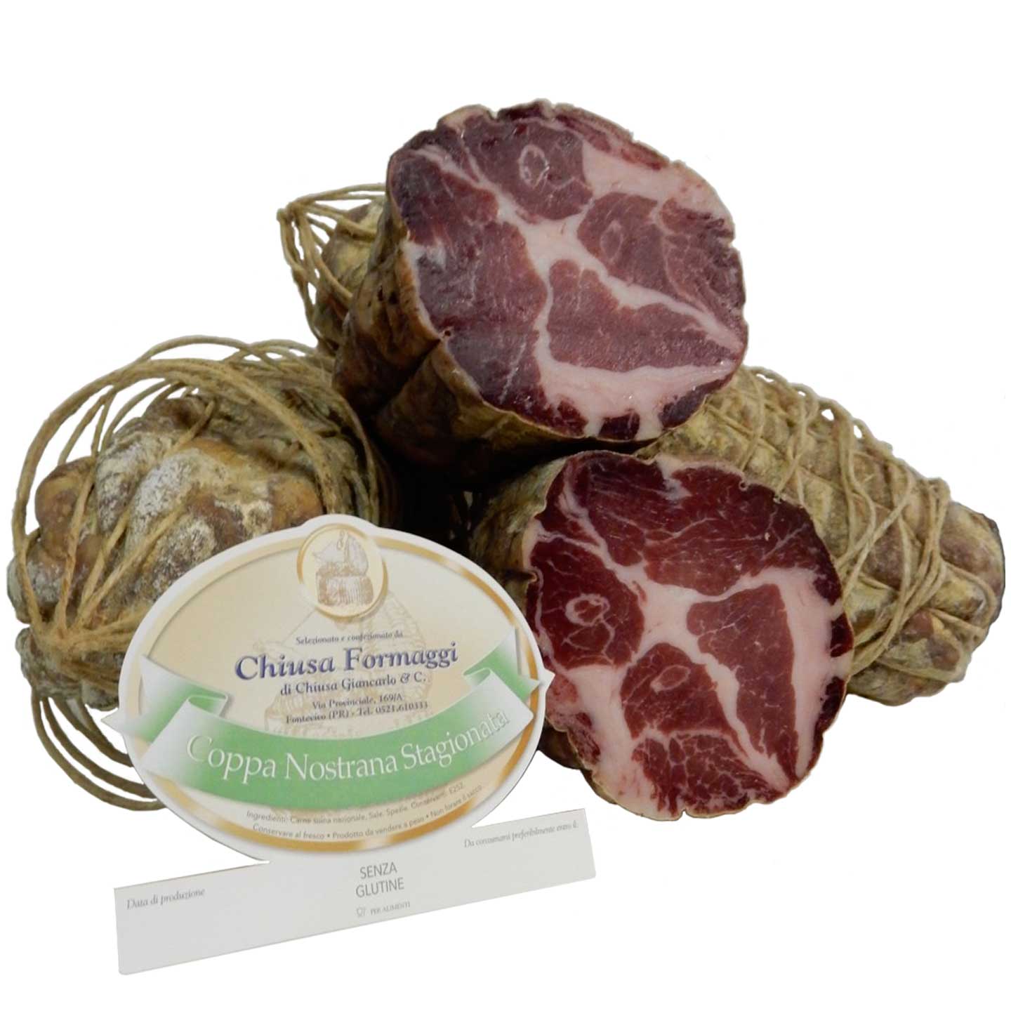 Coppa nostrana stagionata - intera